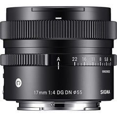 SIGMA AF 17MM F4 DG DN (C) - BLACK for SONY E