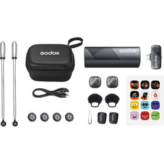 Godox Cube-S 2-Person Wireless Microphone with USB-C