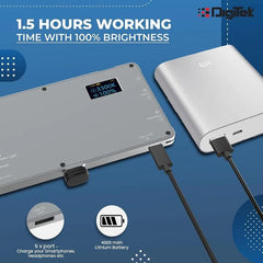 DIGITEK (LED-D135 ML) 12W Metal Body RGB LED Light