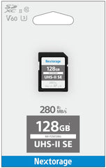 Nextorage 128GB UHS-II V60 SDXC Memory Card