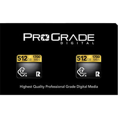 ProGrade Digital 512GB CFexpress 2.0 Memory Card, 2-Pack