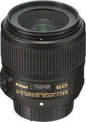 Nikon AF-S FX Nikkor 35mm f/1.8G ED Lens (Black)