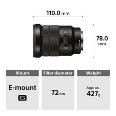 Sony SELP18105G/C SYX Lens