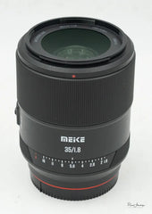 Meike 35mm F1.8 (E Mount) For Sony's Alpha (α) cameras.