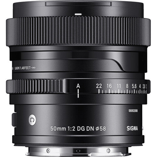 SIGMA AF 50MM F2 DG DN (C) - BLACK for L MOUNT